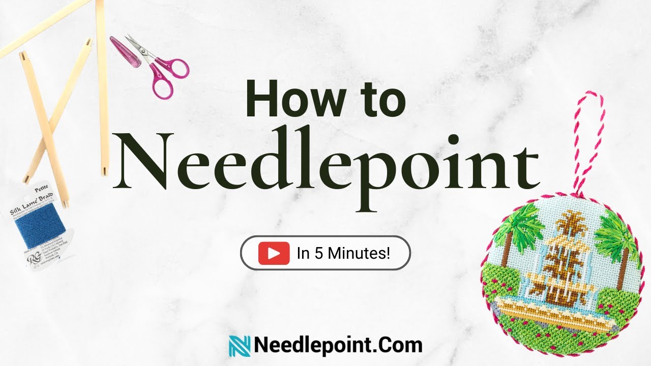 Your First Needlepoint: Setting Up Your Project (Without the Stress)