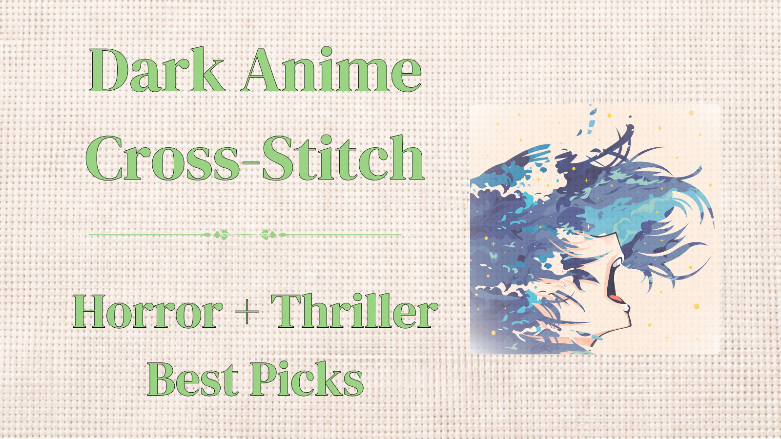 Best Dark, Horror & Thriller Anime Cross-Stitch Patterns on Etsy (Curated Picks)